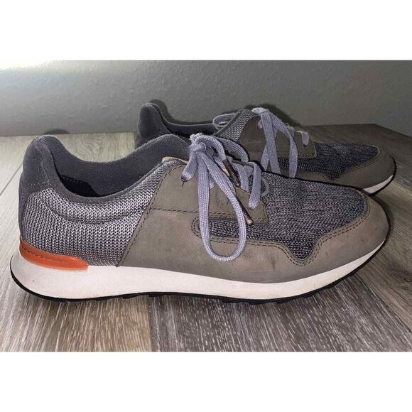 Clarks Artisan Gray 13291 Women’s US Size 8 Lace Up Sneaker Shoes - Picture 1 of 10